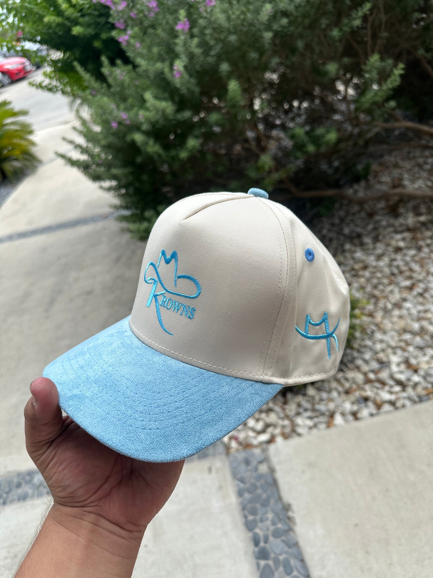 M Krown caps 7 panel trucker hat